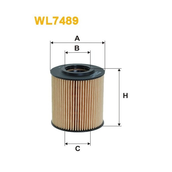 Filtro aceite Wix WL7489
