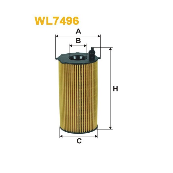 Filtro aceite Wix WL7496