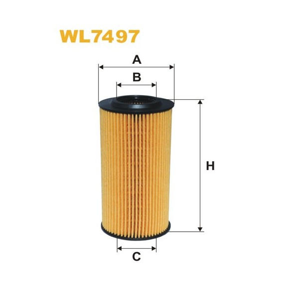 Filtro aceite Wix WL7497