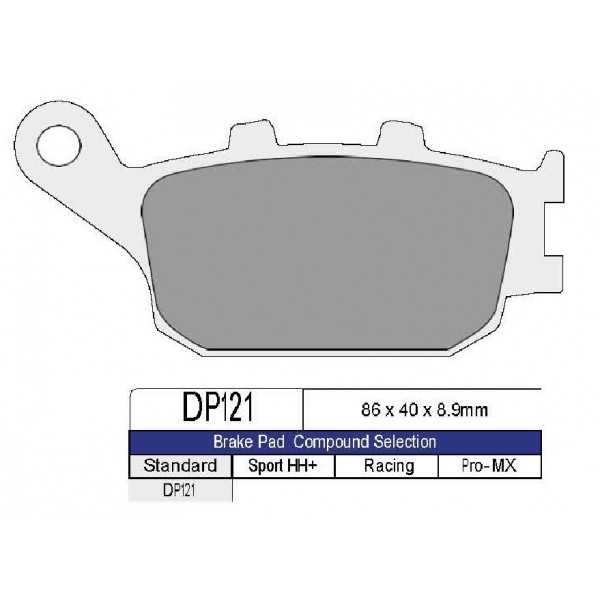 Pastillas de Freno DP121 DP BRAKES