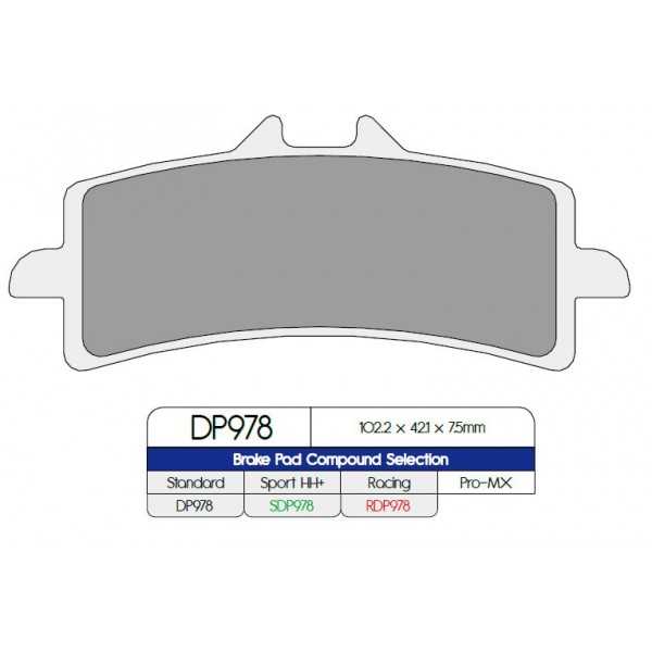 Pastillas de Freno RDP978 DP Brakes