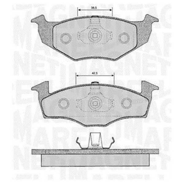 PASTILLAS DE FRENO SEAT AROSA SKODA FABIA,V