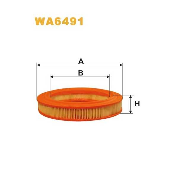 FILTRO DE AIRE WA6491