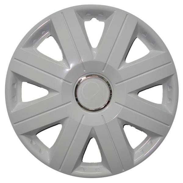 JUEGO 4 TAPACUBOS COSMOS BLANCO 14"