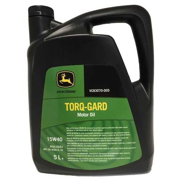 John Deere Torq Gard 15w40 5Ltrs.