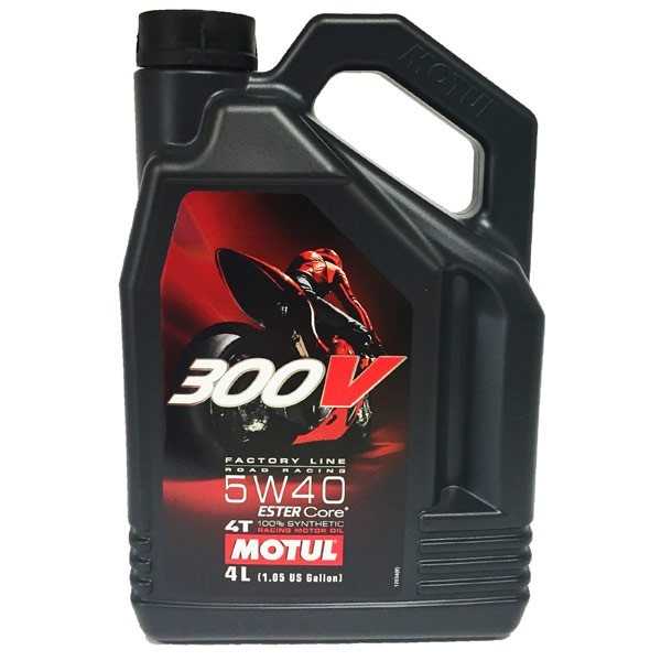 Motul 300V Moto 4t 5w40 FACTORY LINE ROAD RACING 4Ltrs